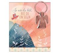 Butzon & Bercker Engel-Schlüsselanhänger - So wie du bist, bist du ein Segen