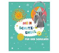 Engel-Schlüsselanhänger aus silberfarbenem Metall: Schutz auf dem Schulweg / Bei Hugendubel