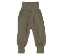 Engel Schlupf-Babyhose mit Bund aus Bio Wolle / Seide 62/68 Olive