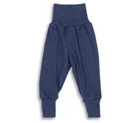 Engel Schlupf-Babyhose mit Bund aus Bio Wolle / Seide 86/92 Marine