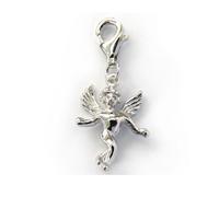 Engel Schutzengel Würfel Charm Charms Anhänger Sterlingsilber Damen Mädchen NEU