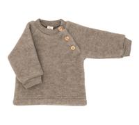 Engel Sports Baby Pullover Bio-Merinowolle Wollfleece walnuss Gr. 62/68