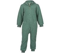 ENGEL Wollfleece-Kapuzenoverall SNUGGLY WINTER in jade melange, Gr. 98/104, maedchen,junge