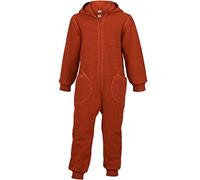 ENGEL Wollfleece-Kapuzenoverall SNUGGLY WINTER in magma melange, Gr. 86/92, junge,maedchen