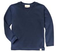 Engel | Warmes Kinder Sweatshirt | Jungen und Mädchen | 70% Wolle (Bio), 30% Seide (DE/NL/SE/PL, Numerisch, 128, Regular, Navy-Blue)
