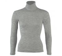 Engel - Women's Damen-Rolli L/S - Seidenunterwäsche, Gr. S 34/36, grau (LightGreyMelange)