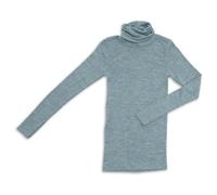 Engel - Women's Damen-Rolli L/S - Seidenunterwäsche, Gr. S 34/36, türkis (Bergblau)