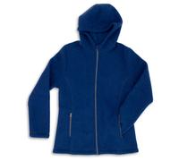 Engel - Women's Jacke mit Kapuze - Wolljacke, Gr. L-XL 46/48, blau (EnzianMelange)