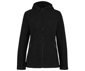 Engel - Women's Jacke mit Kapuze - Wolljacke, Gr. L-XL 46/48, schwarz (SchwarzMelange)