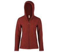 Engel - Women's Jacke mit Kapuze - Wolljacke, Gr. M 42/44, rot (TerracottaMelange)