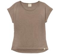 Engel - Women's Shirt überschnittene Schulter - Merinoshirt, Gr. L-XL 46/48, gelb (Sand)