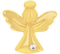 Amor Motivanhänger Damen, Gold, onesize, 12 mm, Weiß, Gold 375/9 ct 2039173