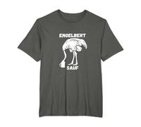 Engelbert Sauf Arbeit Arbeitskleidung Bier Vogel Humor T-Shirt