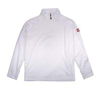 Engelbert Strauss Herren Fleecepullover Troyer dryplexx micro, Farbe:weiß, Größe:S