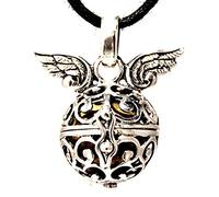 Engelsrufer Anhänger aus 925 Sterling Silber, 16mm Durchmesser, mit Klangkugel Nr. 191B