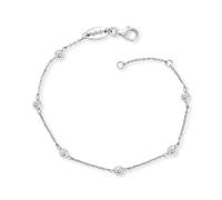 Engelsrufer ERB-LILMOON-ZI Damen Armband Silber Weiß 18 cm