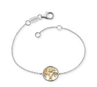 Engelsrufer Armband Lebensbaum Bicolor ERB-LILTREE-BIG Silber 925 (Sterlingsilber) goldfarben Damen