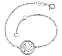 Engelsrufer ERB-LOTUS-ZI Damen Armband Lotusblume Silber weiß 19 cm
