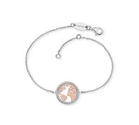 Engelsrufer Damen Armband ERB-WORLD-BICOR-ZI Sterling Silber 19 cm