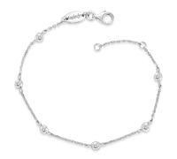 Engelsrufer ERB-LILMOON-ZI Damen Armband Silber Weiß 18 cm