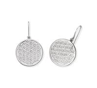 Engelsrufer Blume des Lebens Ohrhänger für Damen 925er-Sterlingsilber Größe 21 mm
