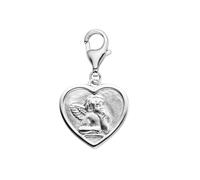 Engelsrufer Charm mit Schutzengel Silber ERC-ANGELI-HEART