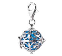 Engelsrufer Charm - Sterling Silber rhodiniert - türkis - ERC-06 blau