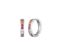 Engelsrufer Creolen Damen Keep it so simple ERE-WARM-ZIM-CR Silber 925 Zirkonia bunt 21mm Gr. 13