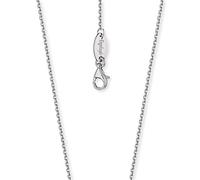 Engelsrufer Damen Anker Halskette 925 Sterling Silber rhodiniert 60 cm - Verstellbare Silberkette für Layering Looks, Nickelfrei, Karabinerverschluss