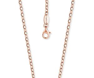 Engelsrufer Damen Ankerkette 925er-Sterlingsilber rosévergoldet Länge 70 cm