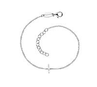 Engelsrufer Damen Armband aus Sterling Silber und Kreuz Anhänger silber - Karabinerverschluss - längenverstellbar - nickelfrei