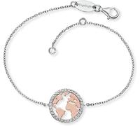 Engelsrufer Damen Armband ERB-WORLD-BICOR-ZI Sterling Silber 19 cm