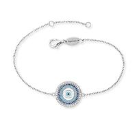 Engelsrufer Damen-Armband aus 925 Silber Nazar Auge mit Emaille und Zirkonia, Lucky Eye, ERB-EYE-ZIM