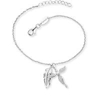 Engelsrufer ERB-FEDER-ANGEL-ZI Damen Armband Engel Silber weiß 20 cm