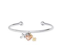 Engelsrufer Damen Armspange 'Glaube, Liebe und Hoffnung' silber / rosegold / goldgelb, Größe One Size, 4674181 Silber / Rosegold / Goldgelb One Size