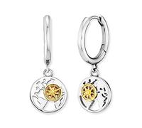 Engelsrufer ERE-ALOHAWORLD-BI-CR Damen-Creolen Ohrringe Aloha Welt