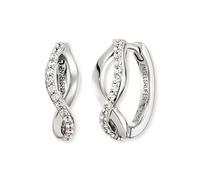 Engelsrufer Damen Creolen Paradise aus Sterling Silber, Zirkonia, Clipverschluss