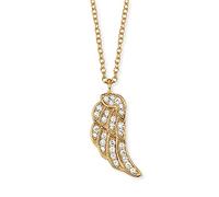 Engelsrufer Damen Flügel Kette mit Anhänger 925er-Sterlingsilber Weiße Zirkonia
