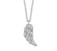 Engelsrufer Halskette Little Magic Flügel 925er-Sterlingsilber weiße Zirkonia 40+4 cm Damen
