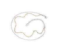 Engelsrufer Damen Fußkette ERFS-LILTWIN-MOON-G Edelstahl vergoldet 27 cm