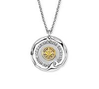Engelsrufer ERN-TALISMAN-WAVE-BI Damen-Collier Talisman Zweifarbig