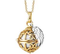 Kette mit Anhänger ENGELSRUFER "Schmuck Geschenk, Engelsrufer Relaunch Flügelanhänger, ERN-ER23" Halsketten Gr. XS, Silber 925 (Sterlingsilber)-Messing, Länge: 50 cm Breite: 1,33 mm, weiß (gelbgoldfarben, silberfarben, perlmuttfarben, weiß) Damen Ketten mit Anhänger zu Kleid, Shirt, Jeans, Sneaker Anlass Geburtstag Weihnachten (20457335-XS)