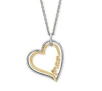 Engelsrufer Schmuck ERN-FOREVER-BIG Damen-Halskette Herz Forever Bicolor