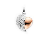 Engelsrufer Damen Herzflügel Anhänger für Halskette Bicolor aus Sterling Silber - Ösenverschluss - nickelfrei
