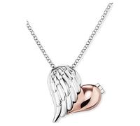 Engelsrufer Damen Kette mit Liebe Bicor 925 Sterlingsilber Rhodium Gold ERN-WITHLOVE-02-BI