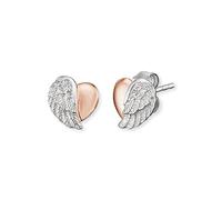 Engelsrufer ERE-LILHEARTWING-BI Damen Ohrstecker Engel Bicolor Rose