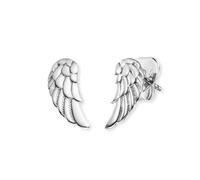 Paar Ohrstecker ENGELSRUFER "Schmuck Geschenk, Engelsflügel, ERE-FLYWING-ST" Ohrringe Gr. Silber 925 (Sterlingsilber), silberfarben Damen Ohrstecker zu Kleid, Shirt, Jeans, Sneaker Anlass Geburtstag Weihnachten (69027037-0)