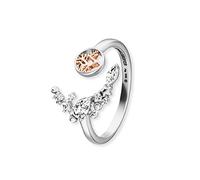 Engelsrufer Damen Ring ERR-LILMOON-TREE-BI Sterling Silber Bicolor Zirkonia