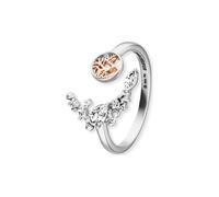 Engelsrufer Damen Ring ERR-LILMOON-TREE-BI Sterling Silber Bicolor Zirkonia