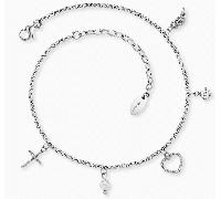 Engelsrufer - Engelsrufer-Fußkette-ERFS-FLH-PE-ZI silber